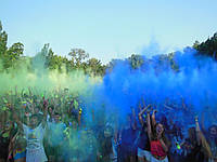 Фарба Холі (Гулал), Синя, 50 грам, суха порошкова фарба для фестивалів, Краски холи