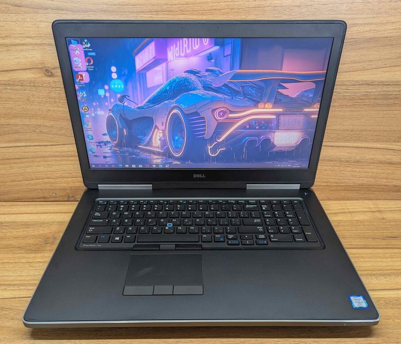 Б/в Ноутбук Dell Precision 7720 17.3" 1600x900| Core i7-7820HQ| 32 GB RAM| 512 GB SSD| Quadro P3000 6GB