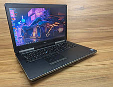 Б/в Ноутбук Dell Precision 7720 17.3" 1600x900| Core i7-7820HQ| 32 GB RAM| 512 GB SSD| Quadro P3000 6GB, фото 3
