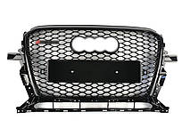 Решітка радіатора Full Black ( в стилі RSQ5 ) на Audi Q5 8R 2012-2016 року