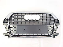 Решітка радіатора Silver Chrome ( в стилі SQ3 ) на Audi Q3 8U 2014-2018 року