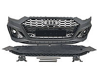 Передній бампер ( стиль RS5 2020+ ) під дистронік на Audi A5 B9 2016-2020 року