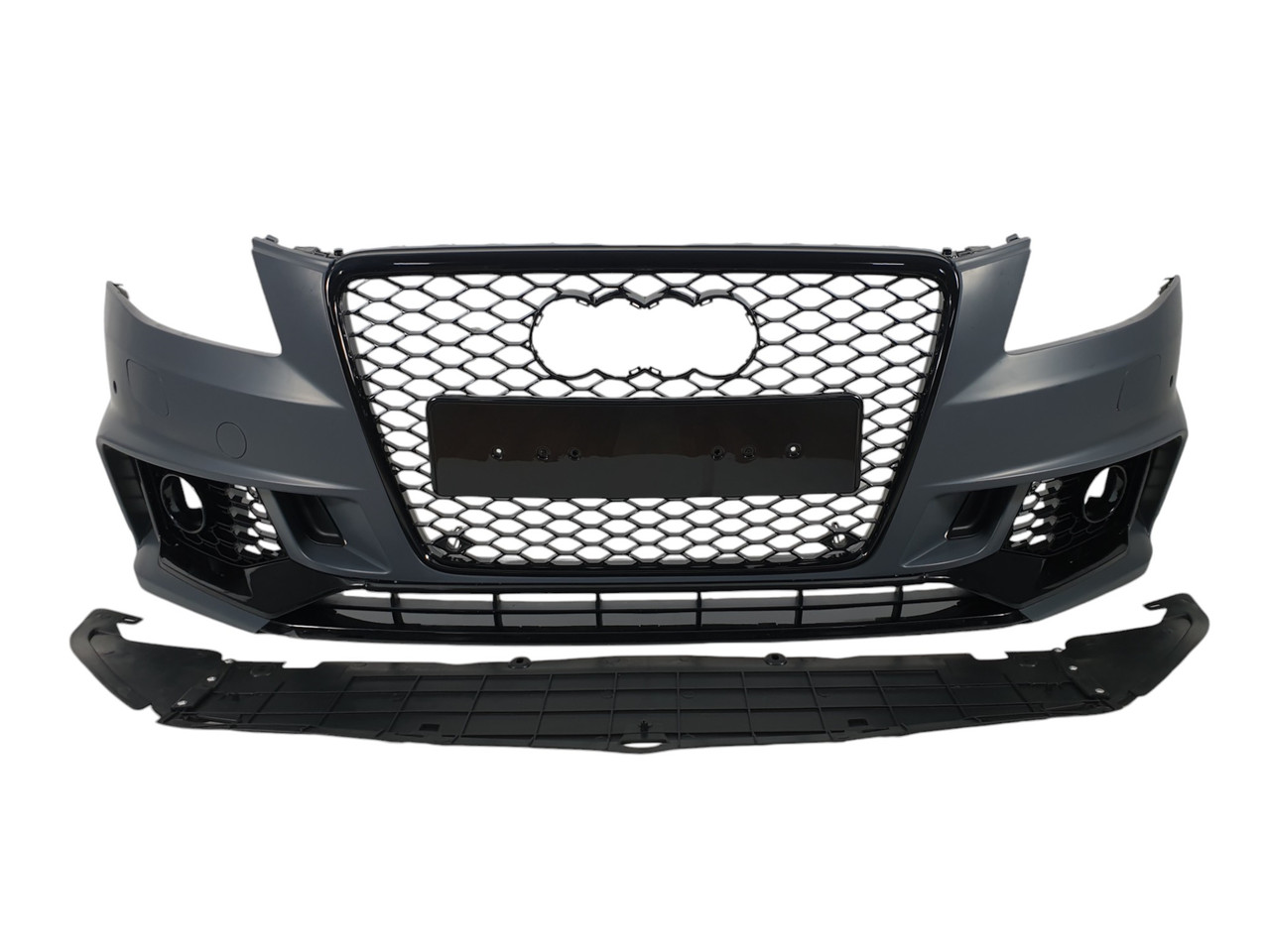 Передній бампер ( стиль RS4 B9 ) V2 на Audi A4 B8 2007-2011 року
