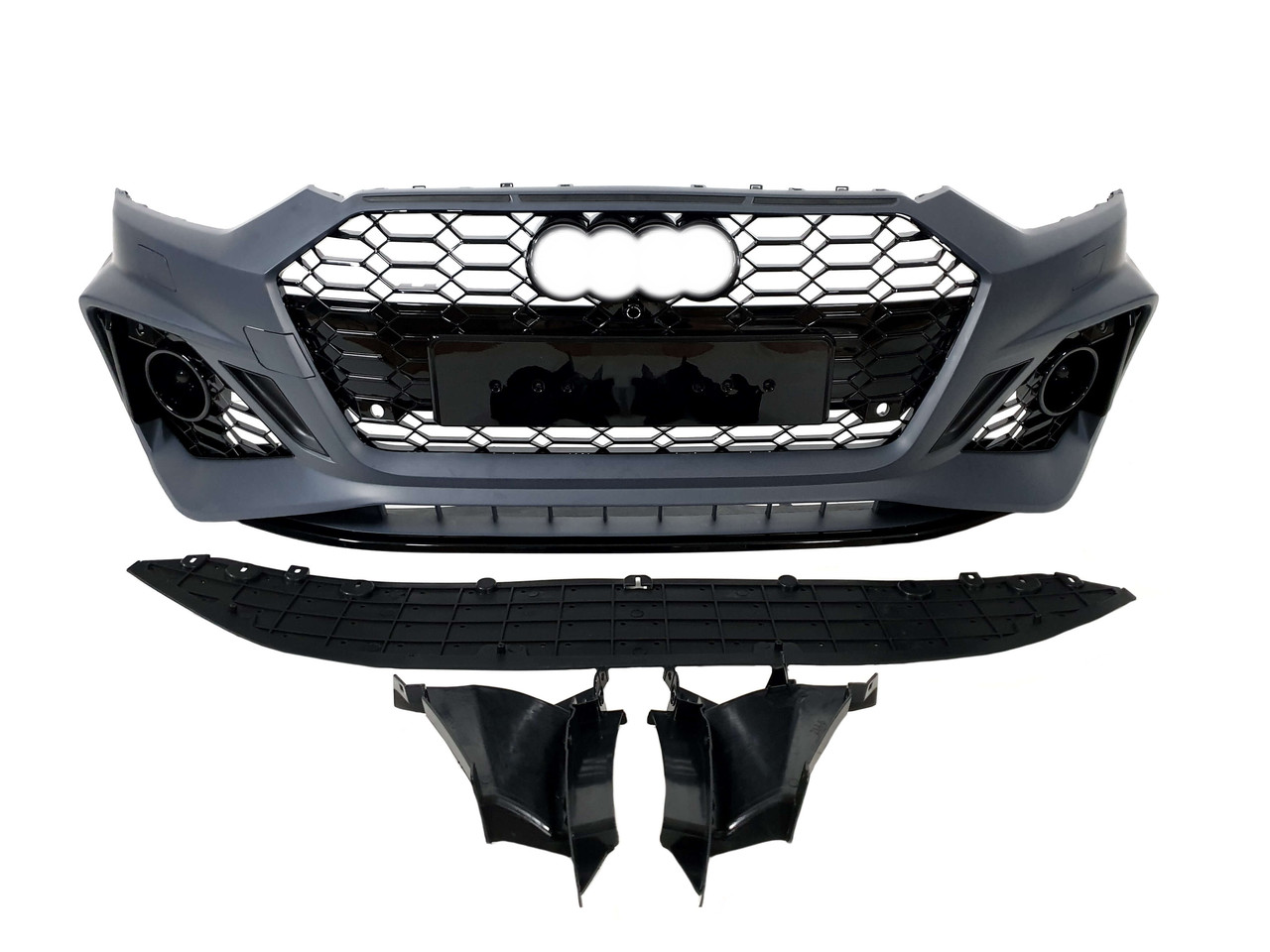 Передній бампер  ( стиль RS5 ) під дистронік V2 на Audi A5 B9 2020-2023 року