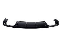 Дифузор ( заднього бампера ) Full Black ( в стилі S3 00-00 ) S-Line Sedan на Audi A3 8V 2012-2016 року