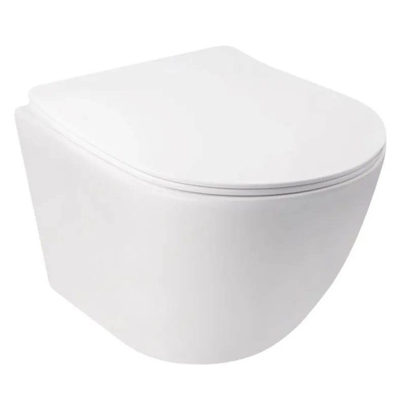 Унітаз підвісний Mixxus ELLIPSE-0306-R 520x360x365mm, система змиву RIMLESS (MI6708), фото 1