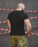 Тактична ХЛОПКОВА футболка NECRONIMICON stone чорна НП5218, фото 3