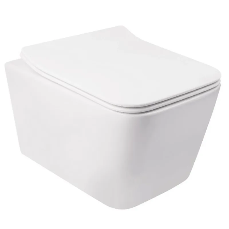 Унітаз підвісний Mixxus QUADRO-0304-R 520x360x365mm, система змиву RIMLESS (MI6707), фото 1