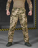 Зимові тактичні штани FROZEN піксель на флісі ВТ3786, фото 2