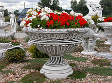 Вазон садовий для квітів «Андромеда» бетонний, фото 3