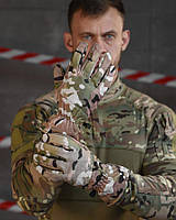 Рукавички софтшель на хутрі мультикам ВТ4765