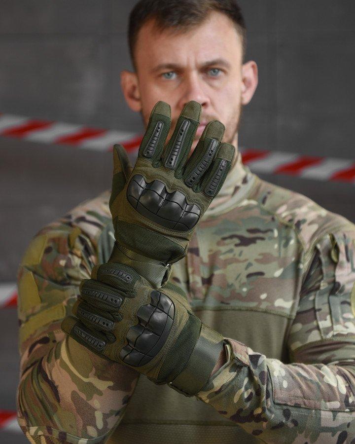 Зимові тактичні рукавички, олива ВТ4762