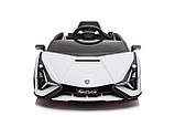 Lamborghini SIAN на акумуляторі для дітей Білий + Пульт + EVA + Free Start + Audio LED, фото 4