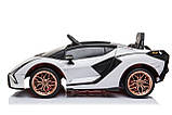 Lamborghini SIAN на акумуляторі для дітей Білий + Пульт + EVA + Free Start + Audio LED, фото 6