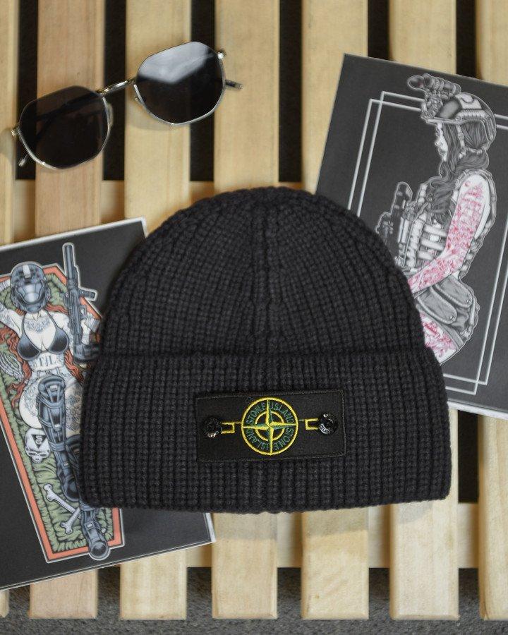 Шапка stone island denim ВТ4726, фото 1