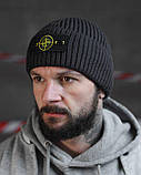 Шапка stone island denim ВТ4726, фото 2