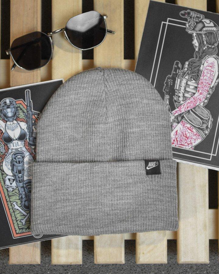 Шапка Nike grey ВТ4721, фото 1