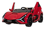 Дитяча акумуляторна машинка Lamborghini SIAN Red, фото 3