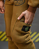 Флісовий спортивний костюм Stone island coyot ВТ0552, фото 4