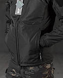 Весняна тактична куртка carrier (аналог uf pro) чорна ВТ0546, фото 9