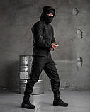 Тактичний костюм SoftShell Police black ВТ7623, фото 3