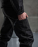 Тактичний костюм SoftShell Police black ВТ7623, фото 6