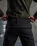 Тактичний костюм SoftShell Police black ВТ7623, фото 8
