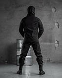 Тактичний костюм SoftShell Police black ВТ7623, фото 10