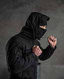 Тактичний костюм SoftShell Police black ВТ7623, фото 11