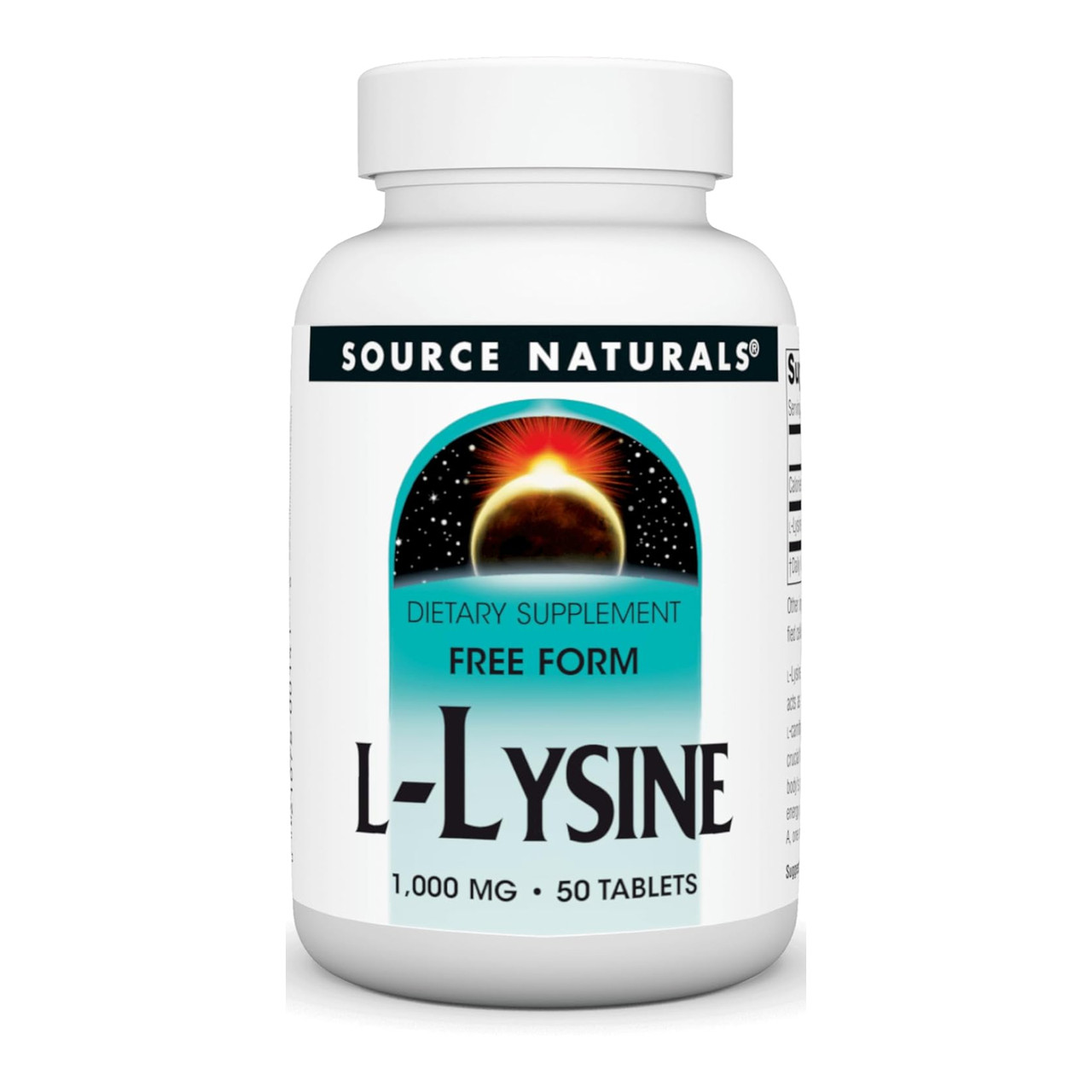 L-Lysine 1000mg - 50 tabs, фото 1