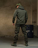 Демісезонний тактичний костюм софтшол Softshell ROCKET олива НП4862, фото 4