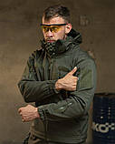 Демісезонний тактичний костюм софтшол Softshell ROCKET олива НП4862, фото 6
