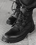 Зимові черевики Берці shaved black mex НП4890, фото 3