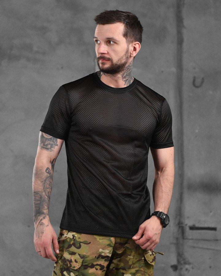 Футболка сітка black РГ6317, фото 1