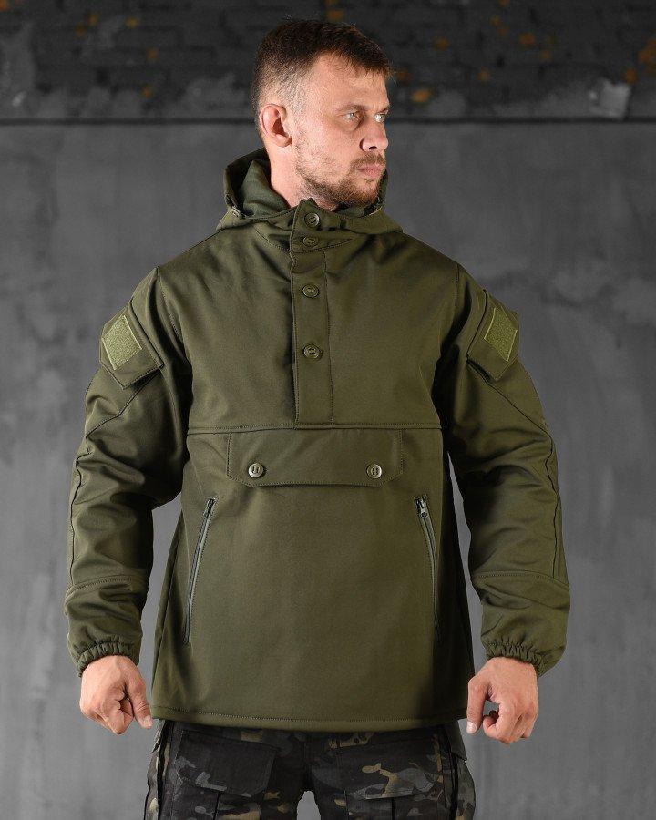 Тактична куртка анорак софтшел seul olive НП4945
