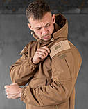 Тактична куртка анорак софтшел seul coyot НП4944, фото 5