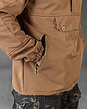 Тактична куртка анорак софтшел seul coyot НП4944, фото 7