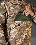 Тактична куртка анорак софтшел seul піксель НП4942, фото 9