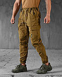 Тактичні штани софтшел джогер кайот НП4889, фото 2