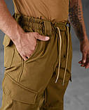 Тактичні штани софтшел джогер кайот НП4889, фото 4