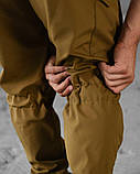 Тактичні штани софтшел джогер кайот НП4889, фото 8