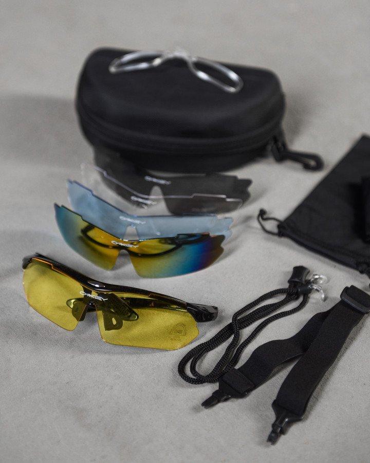 Окуляри тактичні захисні у чохлі Oakley M-Frame Hybride Балістичні окуляри