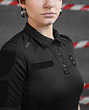 Жіноче поло black НП4951, фото 7