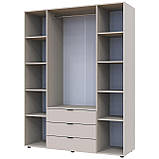 Шафа розпашна для одягу Doros Гелар 155х49,5х203,4 см Кашемір (DRS-011168), фото 2