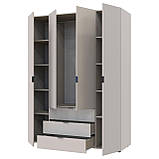 Шафа розпашна для одягу Doros Гелар 155х49,5х203,4 см Кашемір (DRS-011168), фото 4