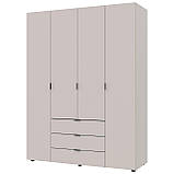 Шафа розпашна для одягу Doros Гелар 155х49,5х203,4 см Кашемір (DRS-011168), фото 5