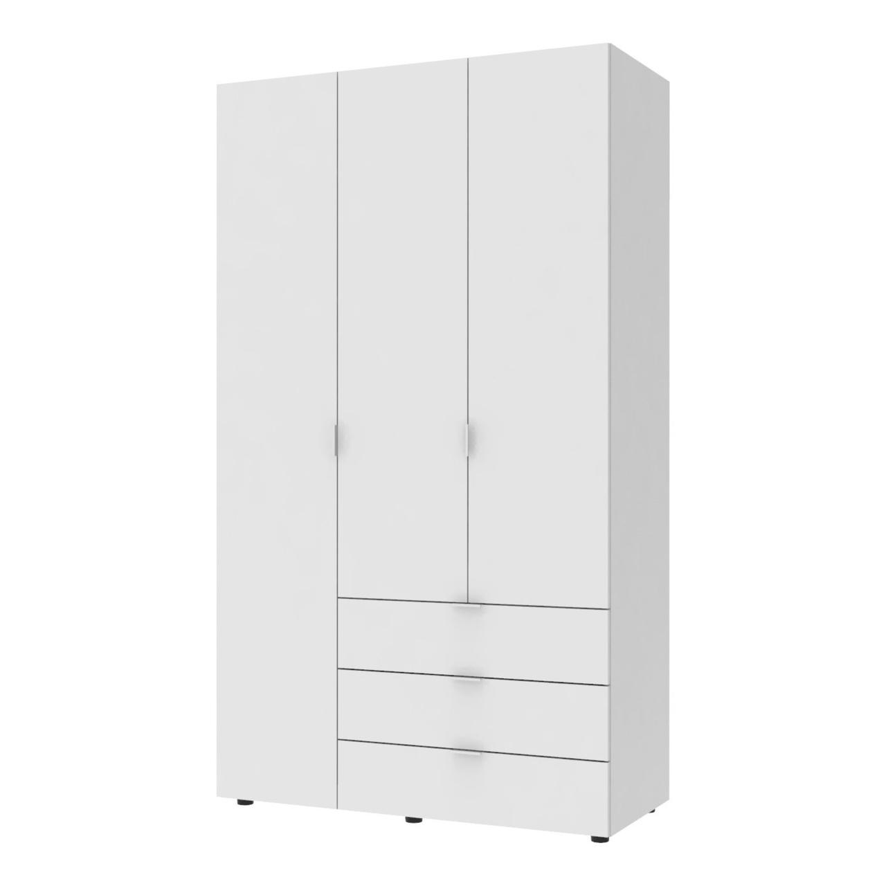Шафа розпашна для одягу Doros Гелар 116,2х49,5х203,4 см Білий (DRS-011169)