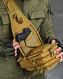 Рюкзак тактичний (Сумка-слінг) SILVER KNIGHT cayot к6 3-0 3-2, фото 4