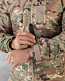Зимовий тактичний костюм софтшел single sword jumper (подвійний фліс), фото 8