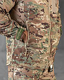 Зимовий тактичний костюм софтшел single sword jumper (подвійний фліс), фото 9
